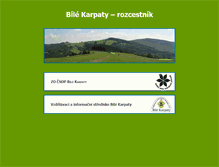 Tablet Screenshot of bilekarpaty.cz
